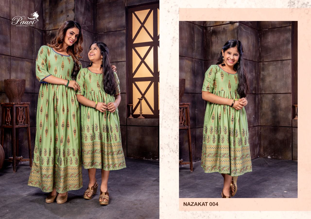 Nazakat Vol 2 By Paavi Long Anarkali Kurtis Catalog
